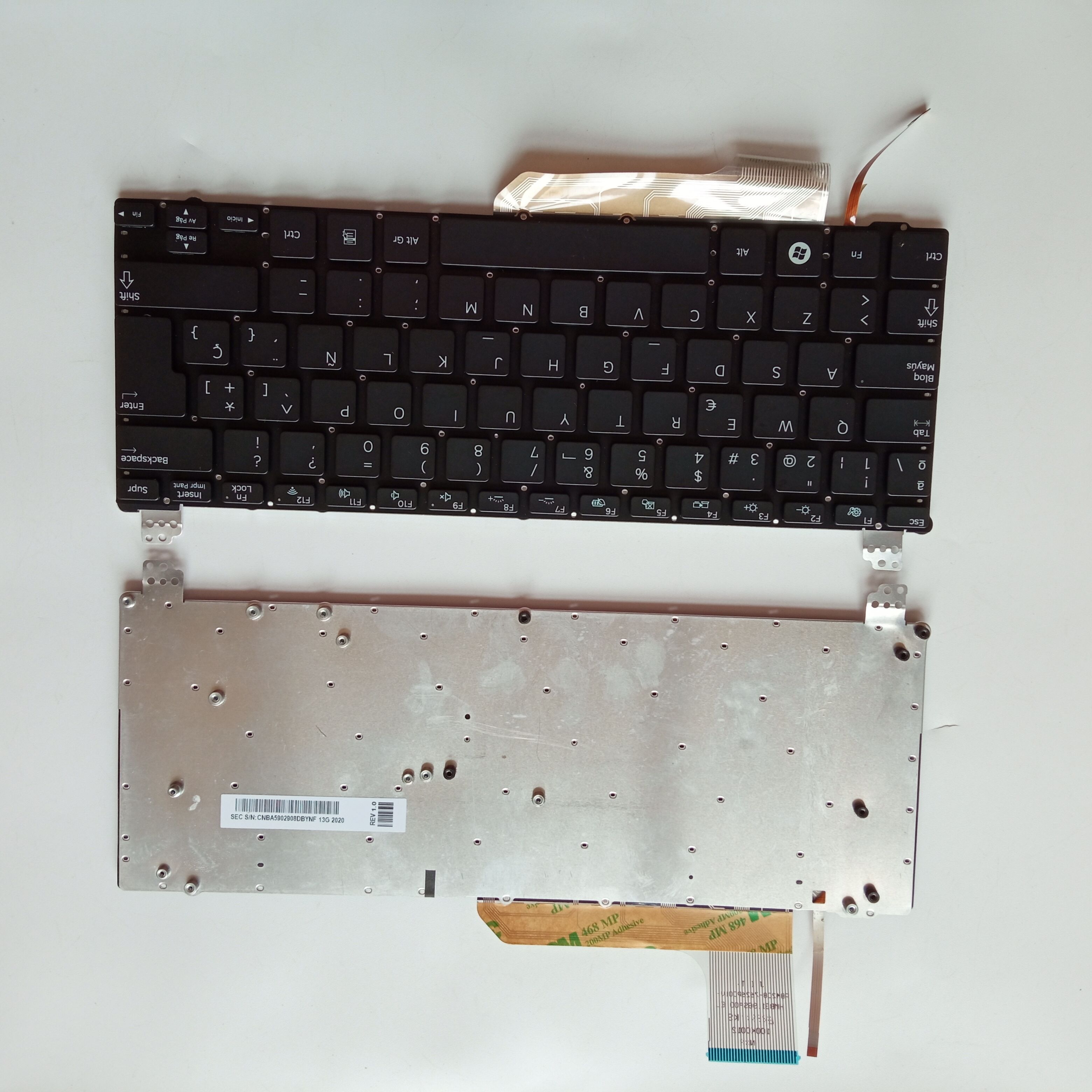 Picture of New Replacement Laptop Keyboard For SAMSUNG 900X1B/900X1A BLACK Backlit SP Layout